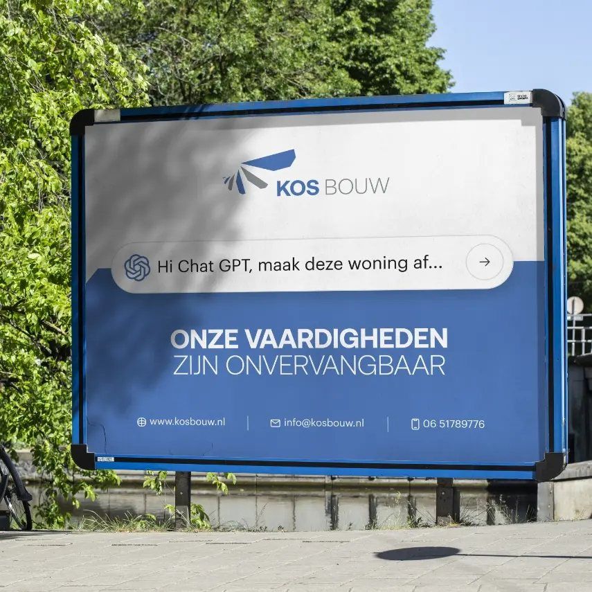 Logo voor KOS bouw
