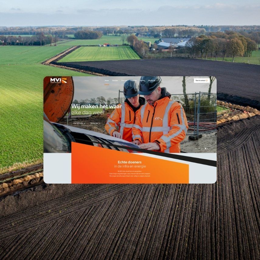 Website voor MVI Infra