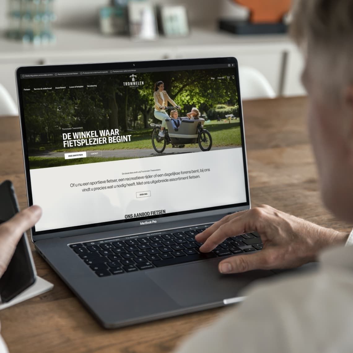 Branding, website, koppeling en campagne voor Trommelen Tweewielers